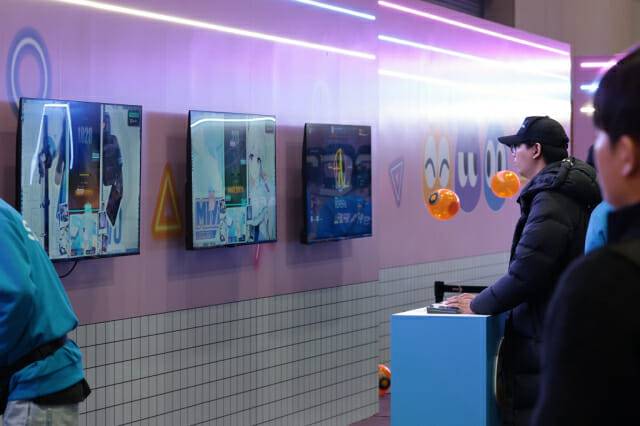 블루아카이브 4주년 페스티벌 현장에 마련된 젤리즈 오락실