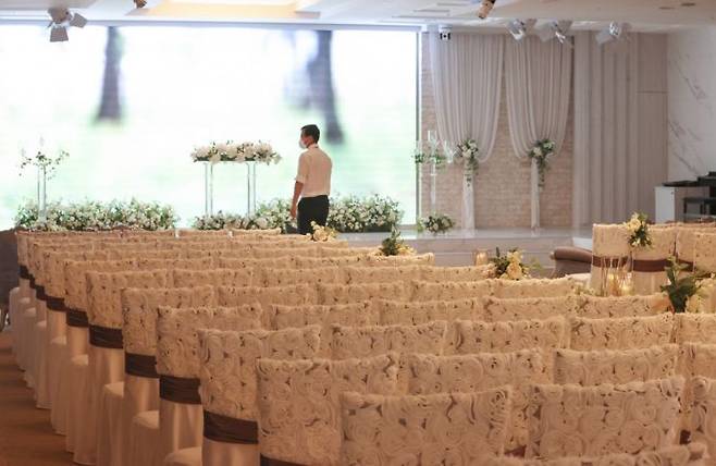 서울의 한 결혼식장(해당 사진은 기사내용과 무관). 연합뉴스