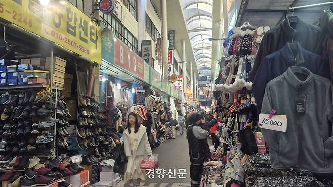 지난 28일 대구 서문시장. 이예슬 기자