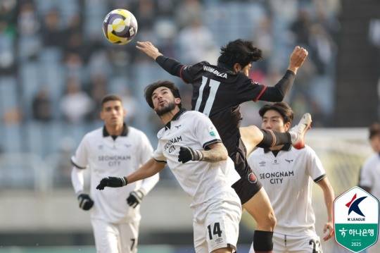 K리그2 부천과 성남의 경기. 사진[연합뉴스]