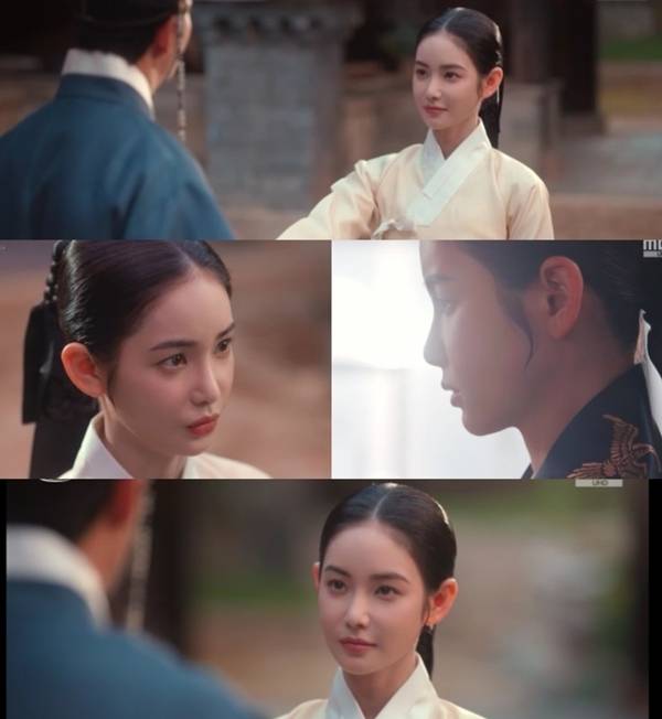 배우 홍수주가 한 여인의 순애보 서사를 애절하게 그려내고 있다.