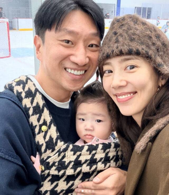 이규혁, 손담비, 이해이./소셜미디어