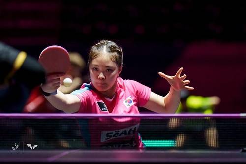 탁구 세계청소년선수권 U-19 여자단식에 나선 유예린 [ITTF 홈피 캡처. 재판매 및 DB 금지]