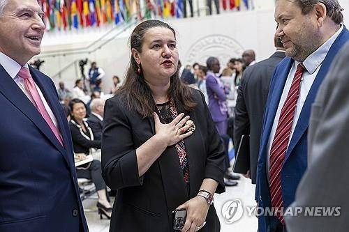 주미 대사 시절의 옥사나 마르카로바 [EPA 연합뉴스 자료사진. 재판매 및 DB 금지]