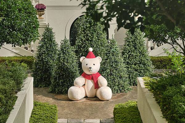 제주신라호텔 '히든 앨리'에 설치된 크리스마스 포토존. (사진=제주신라호텔)