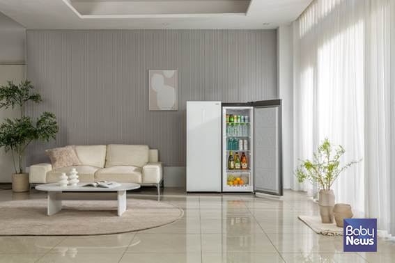 풀무원 김치냉장고 168L, 소형 스탠드형 최초 에너지소비효율 1등급 달성. ⓒ풀무원