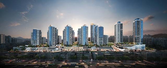 대우건설이 경기도 성남시 신흥3구역 공공참여 재개발정비사업 시공사로 선정됐다. 이곳은 재개발을 통해 총 3584세대 주거단지로 재탄생한다. 단지명은 푸르지오 매그너스 파크가 될 예정이다. /대우건설