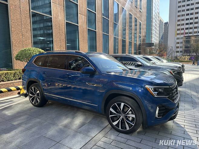 폭스바겐 신형 아틀라스 외관. 송민재 기자&nbsp;