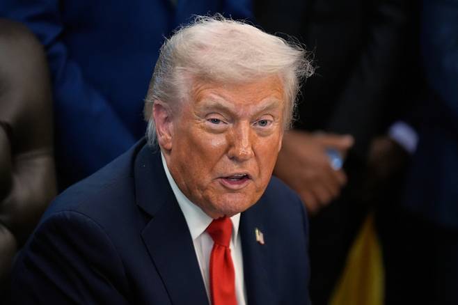 도널드 트럼프 미국 대통령. AP 연합뉴스