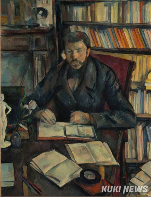 폴 세잔(Paul Cezanne, 1839~1896), 구스타브 제프루아, 1895~1896, 캔버스에 유채, 117.5x89.5cm, 오르세 미술관