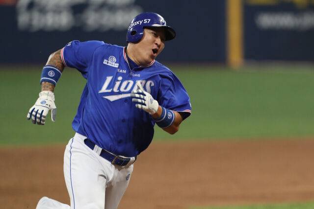 삼성 라이온즈 시절 최형우./삼성 라이온즈