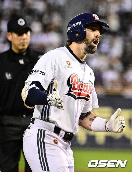 두산 베어스 시절 제이크 케이브. /OSEN DB