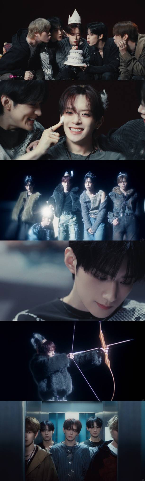 ▲ 베리베리. 출처| '레드' 뮤직비디오 캡처