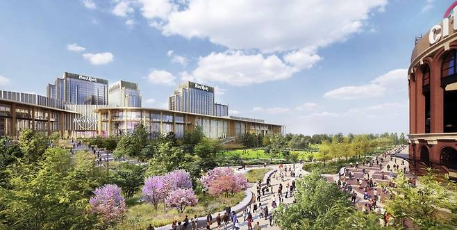 미국 뉴욕 퀸스 하드락카페 호텔&카지노 예상도./SHoP Architects, Field Operations