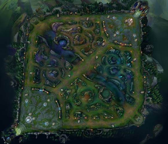 '리그 오브 레전드' 2026 첫 시즌 맵 이미지. [사진=라이엇게임즈]