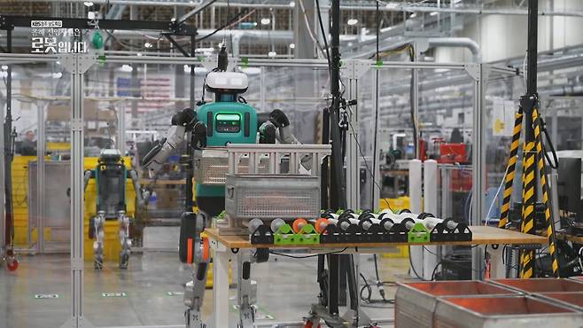 미국 어질리티 로보틱스의 인공지능 휴머노이드 로봇 ‘디짓(Digit)’.