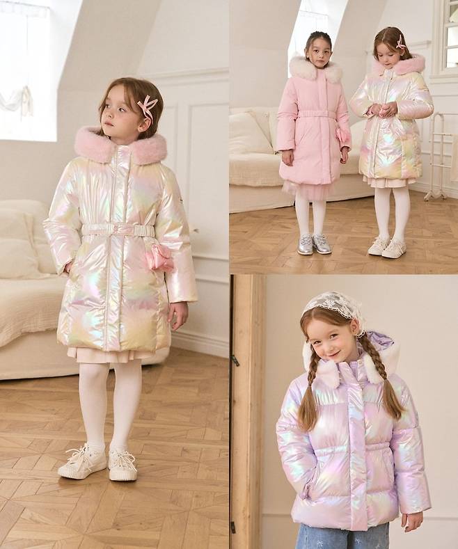 로엠걸즈 오로라패딩. (사진=이랜드리테일)