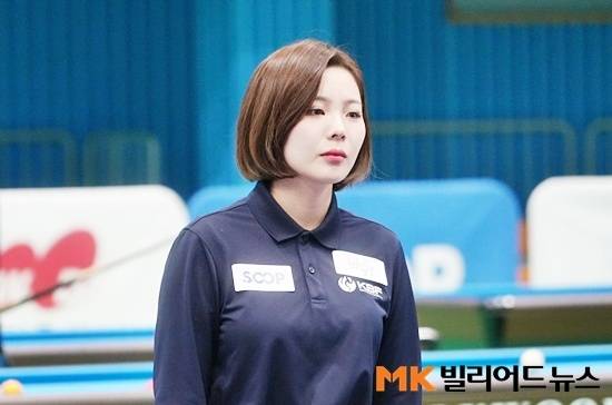 올해로 3년차인 배지연 심판은 오심없이 공정하게 진행하는데만 집중한다고 했다. 사진은 최근 강원도 양구에서 열린 대한체육회장배 전국당구대회 경기 진행 모습.
