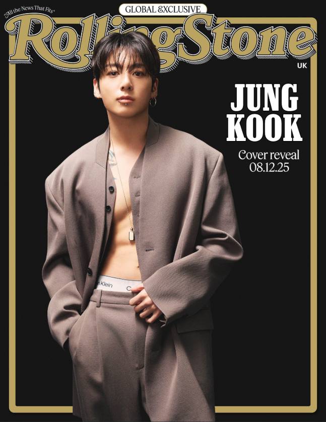 정국 롤링스톤uk 커버 티저이미지 /사진 출처=X@RollingStoneUK