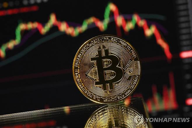 비트코인 이미지 [AFP 연합뉴스 자료사진. 재판매 및 DB 금지]