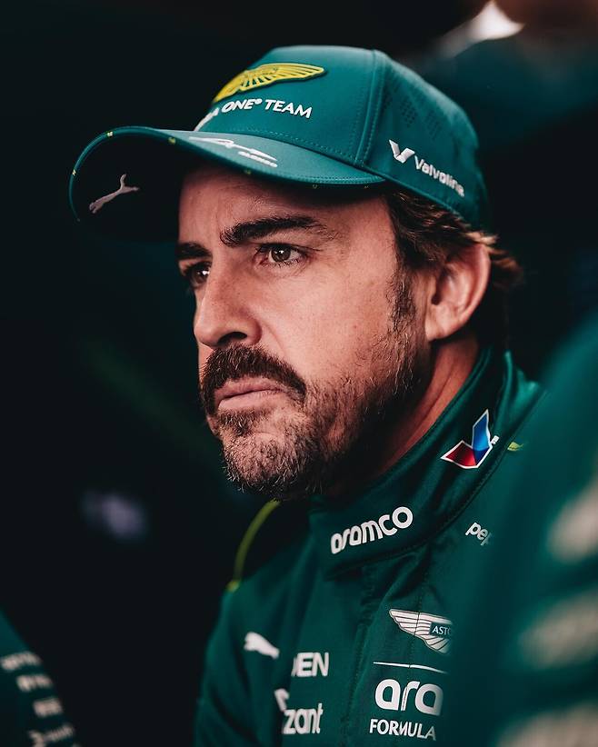 페르난도 알론소. /애스턴마틴 페이스북