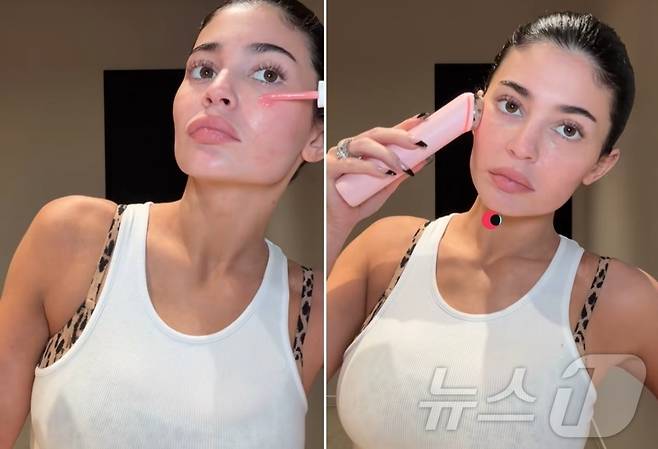 카일리 제너 틱톡 영상 갈무리