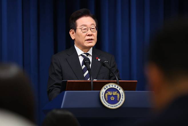 이재명 대통령, 빛의 혁명 1주년 대국민 특별성명 /사진=연합뉴스