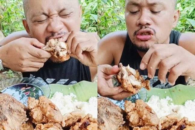 사망한 먹방 유튜버 동즈 아파탄(Dongz Apatan) 채널 캡처