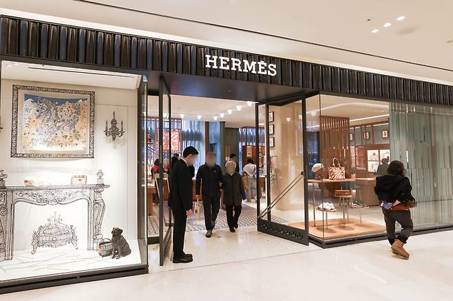 신세계백화점 본점 에르메스 매장 사진 [신세계백화점 제공]