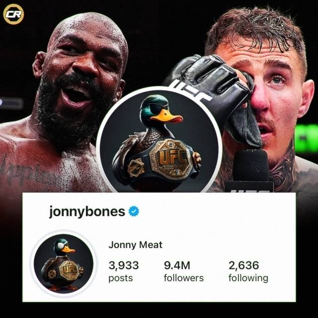 존스는 자신의 SNS 프로필을 안대 쓴 오리(조롱의 표현)로 바꾸며 아스피날을 조롱했다. 심지어 과대평가된 선수, 경기를 포기한 선수라고 표현하는 등 이때다 싶어 강한 비난을 이어갔다. 물론 아스피날은 별다른 반응을 보이지 않았고 꽤 시간이 흐른 뒤 이에 대한 이야기를 꺼냈다. 사진=챔피언십 라운드 SNS