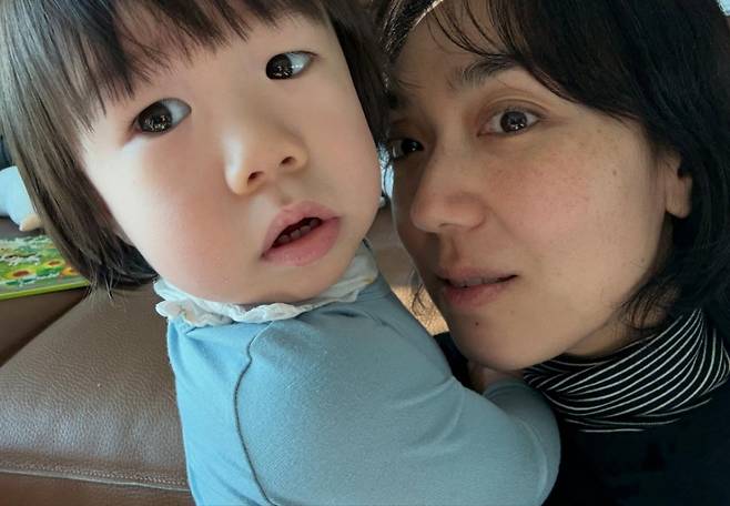 이은형이 강재준 판박이 아들을 공개했다. /사진=인스타그램 갈무리