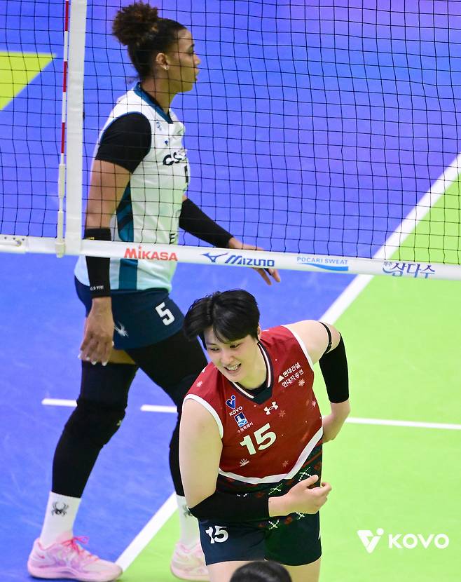 헌대건설 김희진. KOVO 제공