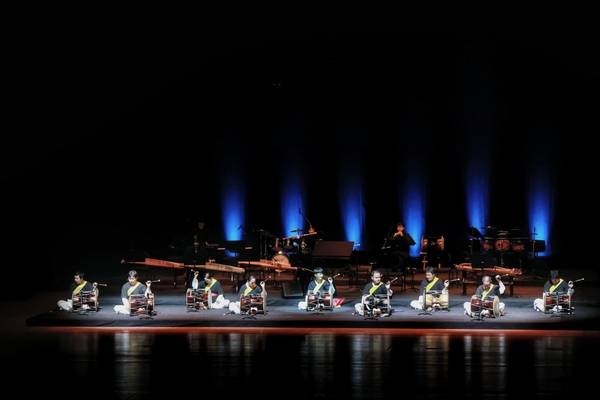 솟대패사물놀이예술단 40주년 정기공연에 출연하는 '삼도절장구와 기악'./ 솟대패사물놀이예술단