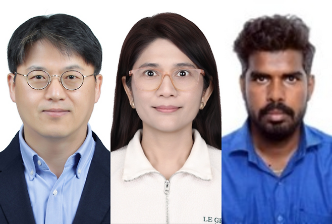 ▲ 왼쪽부터 심준호 교수 연구팀 소속 박사후과정 연구원 닐람 쿠레시(Nilam Qureshi) 박사와 독일 루르 보훔대학교(Ruhr University Bochum)의 크리슈넌 라비(Krishnan Ravi) 박사