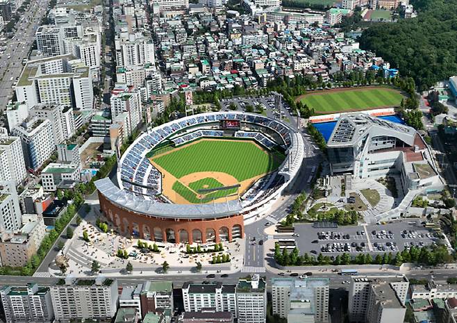 성남시 야구전용구장 예상 조감도.(사진=성남시)