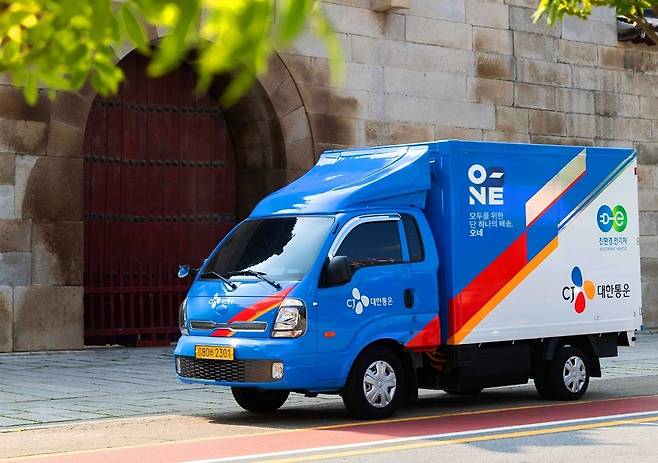 CJ대한통운 배송차량 / 사진=CJ대한통운 제공