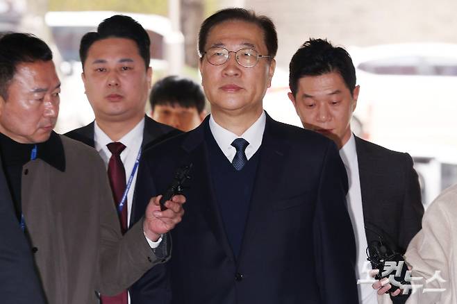 박성재 전 법무부 장관이 지난달 13일 오전 서울 서초구 서울중앙지방법원에서 열린 영장실질심사에 출석하고 있다. 류영주 기자