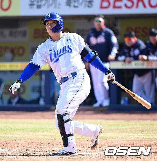 [OSEN=김성락 기자] 삼성 라이온즈 전병우. 2025.03.11/ ksl0919@osen.co.kr