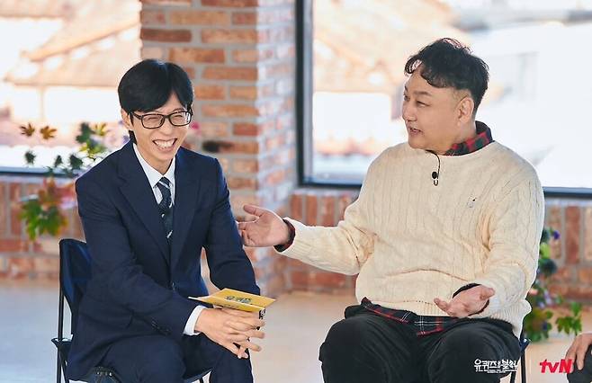 ▲ 유재석(왼쪽), 김수용. 출처| '유퀴즈' 인스타 캡처