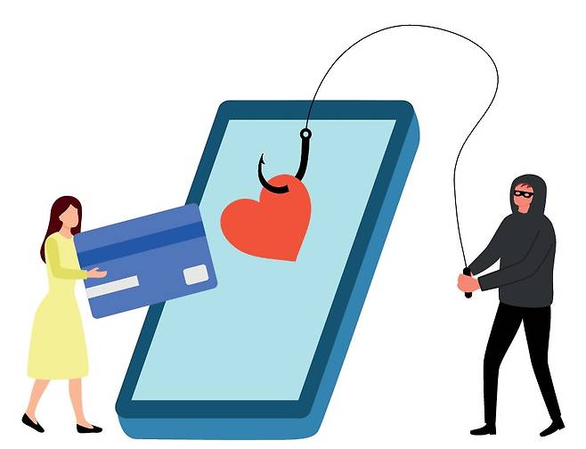 로맨스 스캠 피해 사례가 1년 새 34.7% 증가했지만, 구제는 여전히 사각지대에 머물러 있다. GETTYIMAGES