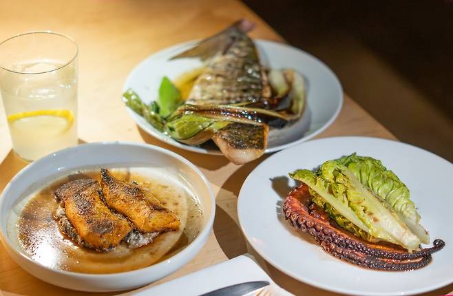 특히 인상적이었던 문어 직화 구이 요리 [사진/성연재 기자]