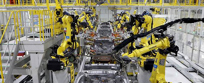 광주글로벌모터스(GGM) 생산라인,/GGM 제공