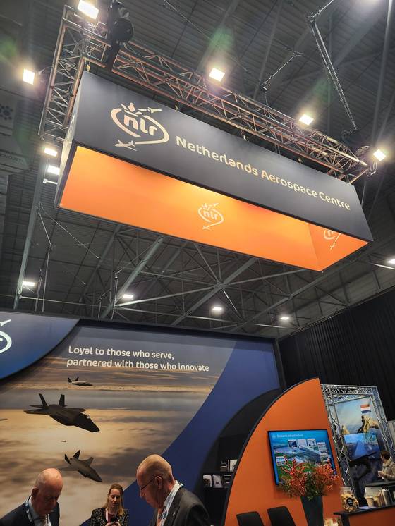 우리나라 관련 많은 연구를 수행한 NLR 부스. 최현호