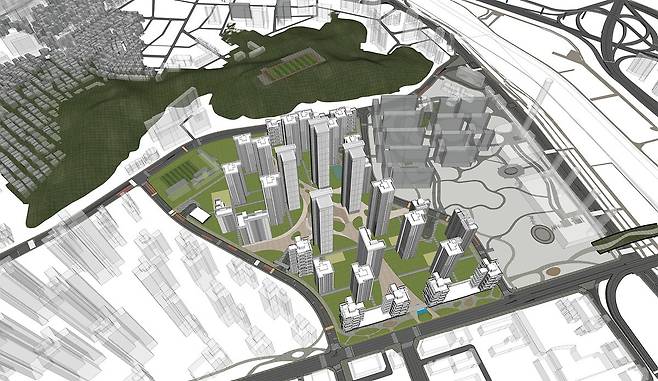 목동1단지 재건축 정비계획(안) 조감도. 사진=양천구