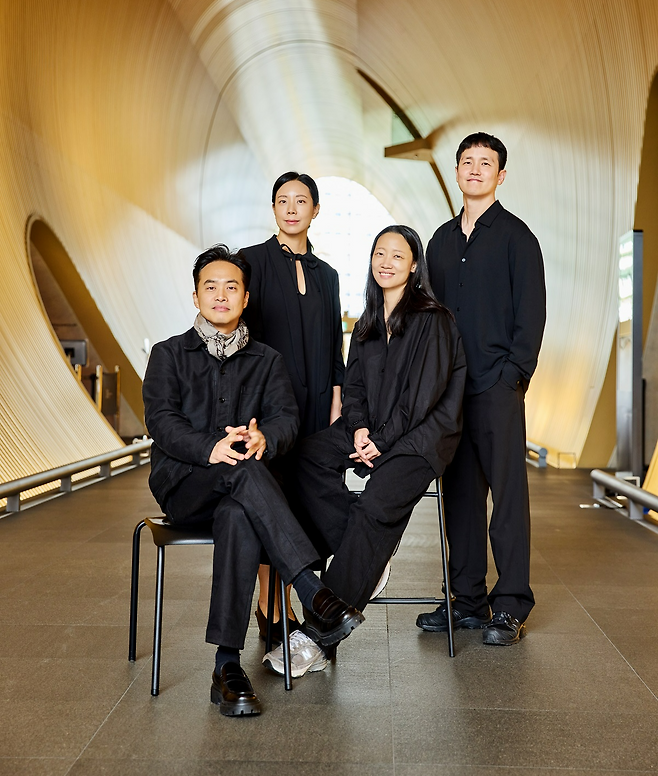 Yangson Project members, from left: actor Son Sang-kyu, actor Yang Jo-ah, director Park Ji-hye and actor Yang Jong-wook (LG Arts Center)