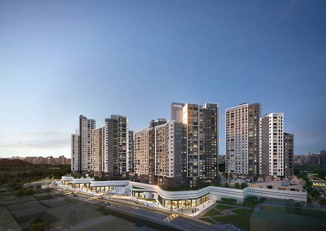 번영로 하늘채 라크뷰 투시도 [코오롱글로벌]