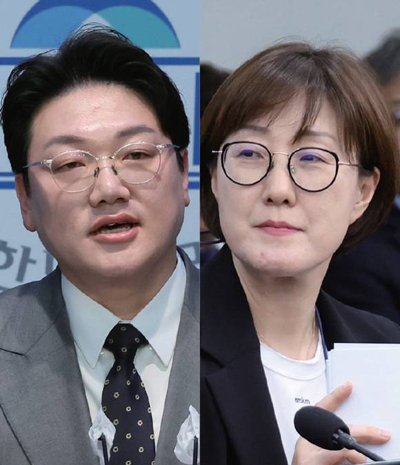 이화영 전 부지사 변호를 맡았던 설주완 변호사(왼쪽 사진)와 김현지 대통령실 제1부속실장 ⓒ연합뉴스·뉴시스