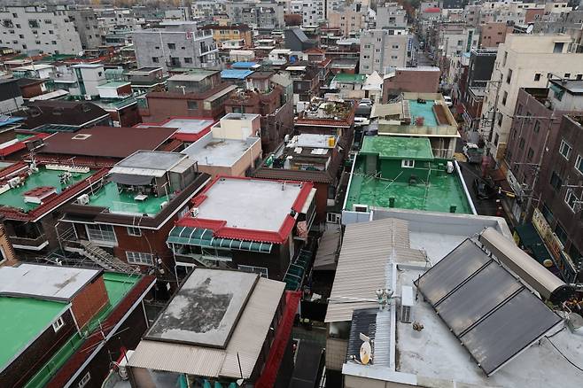 중화동 일대 모아타운 사업 지역 /사진=연합뉴스