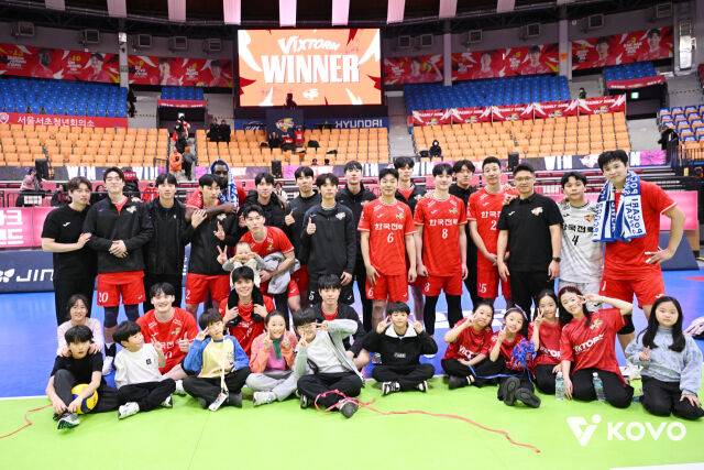 한국전력 선수단./KOVO