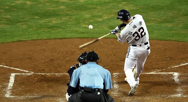 ▲ 김재환 ⓒ두산 베어스